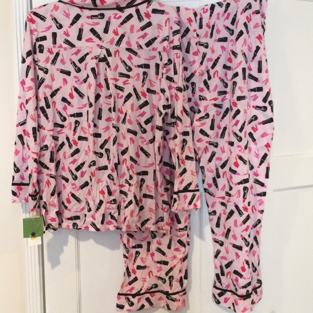 Kate spade Barbie pink lipstick pajamas